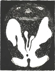 Des Bêtes" Artist Book 1, 2018 (litografia)