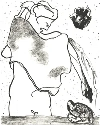 Des Bêtes" Artist Book 2, 2018 (litografia)