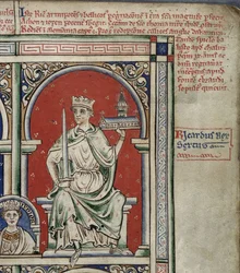 Ryszard I Lwie Serce Z Historii Anglorum, Chronica majora