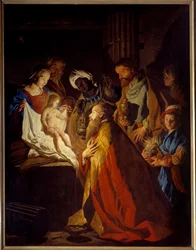Pokłon Trzech Króli, XVII wiek, słońce, 1,81x2,35 m, Tuluza, Musée des Augustins