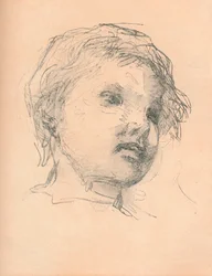 Szkic dziecka, ok. 1920