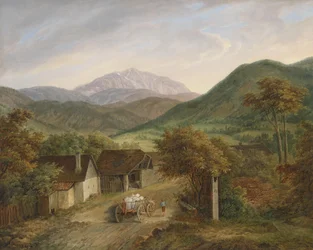 Matthias Rudolf Toma Widok na Schneeberg 1860