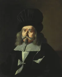 Portret wielkiego mistrza Kawalerów Maltańskich, Martin de Redin, ok. 1660 (olej na płótnie)