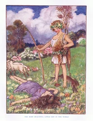 Najpiękniejszy mały chłopiec na świecie, ilustracja z Lady And Fairy Tales, 1914
