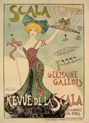 Plakat Revue de la Scala, 1901