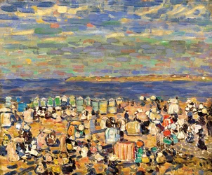 Plaża w St. Malo, ok. godz. 1907