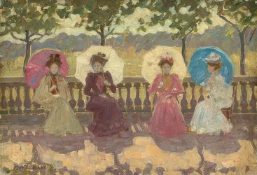 Im Park, Paryż. 1891