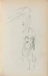 Włoski Sketchbook: Figures page 128, 1898-1899.