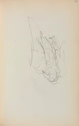 Szkicownik włoski: Gondola strona 110, 1898-1899.