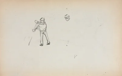 Szkicownik włoski: Gondolier strona 13, 1898-1899.