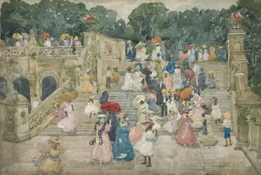 Most tarasowy, Central Park, 1901