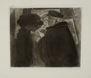 Degas i jego model