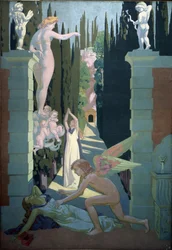 Historia Psyche (Panel 4: Zemsta Wenus). Obraz Maurice