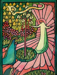 Noli Me Tangere (olej na tekturze)