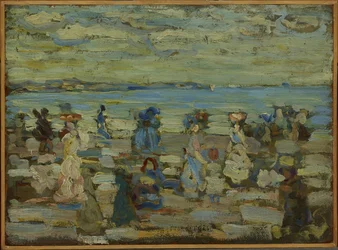 Scena na plaży