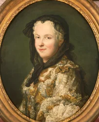 Portret Marii Leszczyńskiej, olej na płótnie