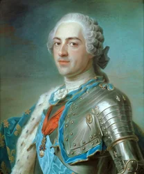 Portret króla Francji Ludwika XV 1710-1774, ok. 1748