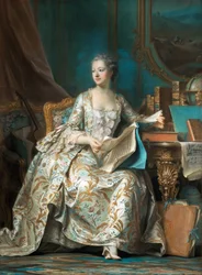 Portret markizy de Pompadour 1721-1764