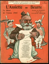 Okładka „L’Assiette au Beurre”, numer 195, Satyryczna w kolorach