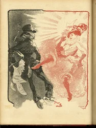 Ilustracja Maurice Radigueta (1866-1941) w Le Rire