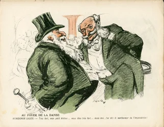 Talerz Maślany, numer 185, kolor satyryczny