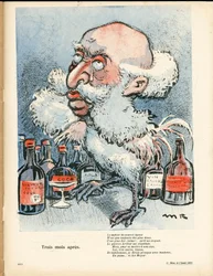 Talerz Maślany, numer 195, kolor satyryczny