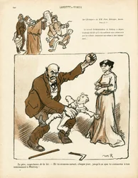 Talerz Maślany, numer 411, w kolorze satyrycznym