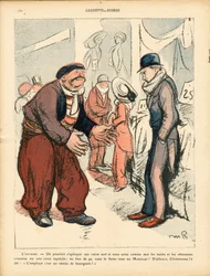Talerz Maślany, numer 516, w kolorze satyrycznym