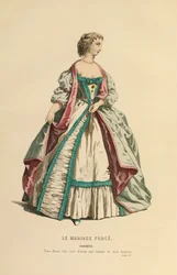 Kostium do roli Dorimene, ok. 1868 r. (rycina)