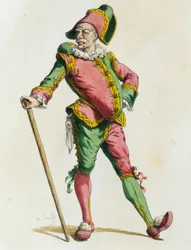 Polichinelle w 1820 r., Maurice Sand (1823-1889)
