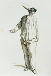 Pulcinella w 1800 roku, Maurice Sand (1823-1889)