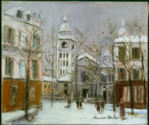 Ulica Mont-Cenis w dzielnicy Montmartre
