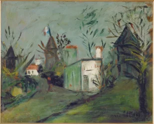 Widok Montmartre 14 lipca