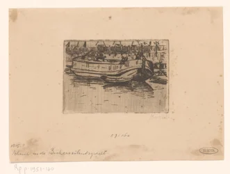 Łódź w Bickersgracht, Amsterdam