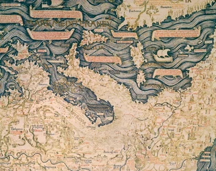 Mapa świata autorstwa kamedulskiego mnicha Fra Mauro