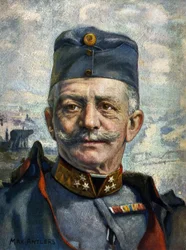 Portret Conrada von Hotzendorfa (1852-1925), marszałka armii austro-węgierskiej” (rysunek)