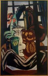 Atelier ze stołem i okularami