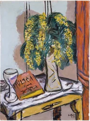 Martwa natura z mimozami
