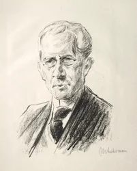 Teczka Arno Holza: Portret Arno Holza, 1923.