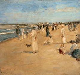 Plaża w Noordwijk, 1911