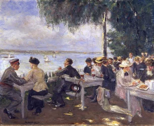 Restauracja ogrodowa nad Hawelą. Nikolskoe