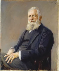 Portret Franza Adickesa, burmistrza Frankfurtu
