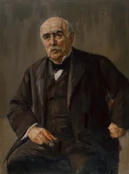Portret bankiera Eugena Gutmanna (olej na płótnie)