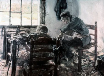 Warsztat szewca, 1881