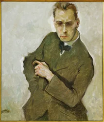 Kompozytor Anton von Webern (obraz na płótnie)