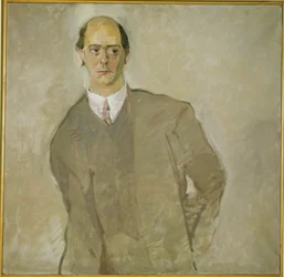 Kompozytor Arnold Schoenberg (obraz na płótnie)