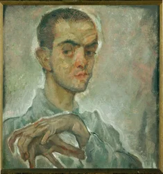 Malarz Egon Schiele (obraz na płótnie)