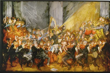 Orkiestra (obraz na płótnie)