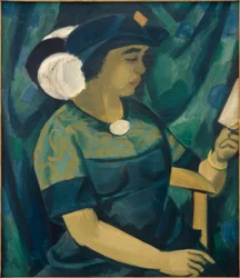 Portret żony artysty (Lotte Pechstein)