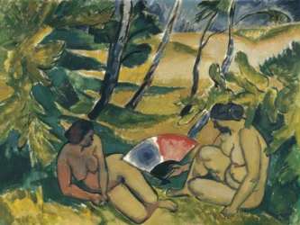 Kąpiący się, 1912